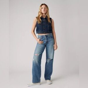 Levi’s Baggy Dad Women's Jeans Color: She Said Why Size 28 Mid Rise Straight Leg